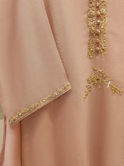 3 Piece - Pure Embroidered Cotton Net Suit S111980