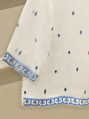 3 Piece - Pure Embroidered Cotton Net Suit S112000