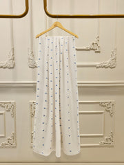 3 Piece - Pure Embroidered Cotton Net Suit S112000
