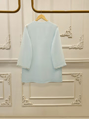 3 Piece - Pure Embroidered Cotton Net Suit S111998