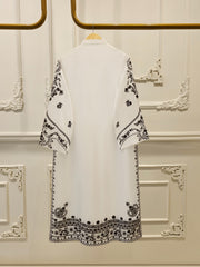 2 Piece- Pure Korean Silk Embroidered Suit S112024