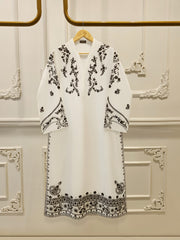 2 Piece- Pure Korean Silk Embroidered Suit S112024