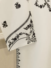 2 Piece- Pure Korean Silk Embroidered Suit S112024