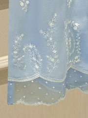 3 Piece - Pure Embroidered Cotton Net Suit S112010