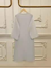 3 Piece - Pure Embroidered Cotton Net Suit S112035