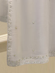 3 Piece - Pure Embroidered Cotton Net Suit S112035