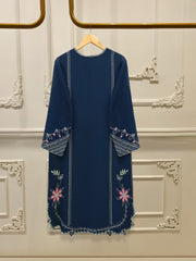 3 Piece - Pure Embroidered Cotton Net Suit S112065