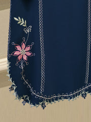 3 Piece - Pure Embroidered Cotton Net Suit S112065