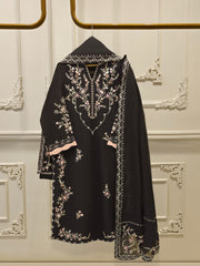 2 Piece - Embroidered Kora Cotton Silk Suit S112108