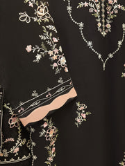 2 Piece - Embroidered Kora Cotton Silk Suit S112108