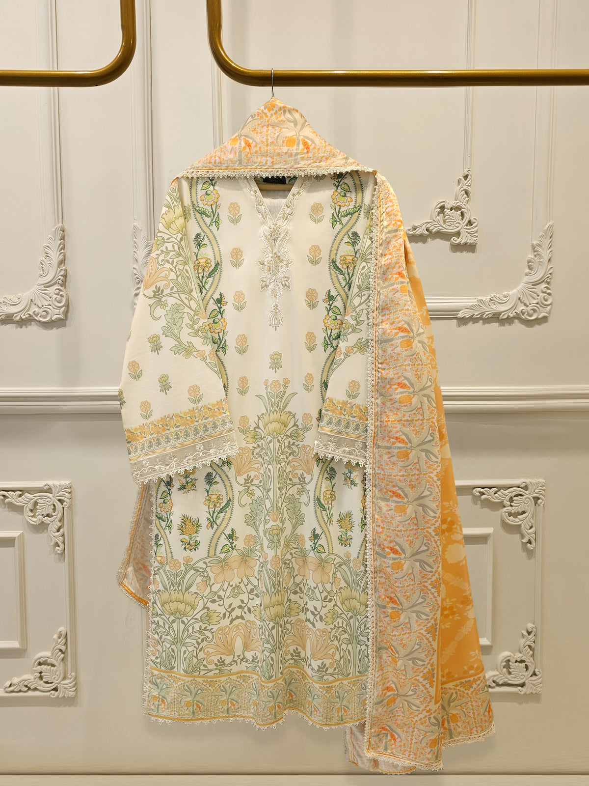 3 Piece - Digital Printed Lawn Suit S112122