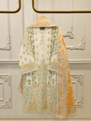 3 Piece - Digital Printed Lawn Suit S112122