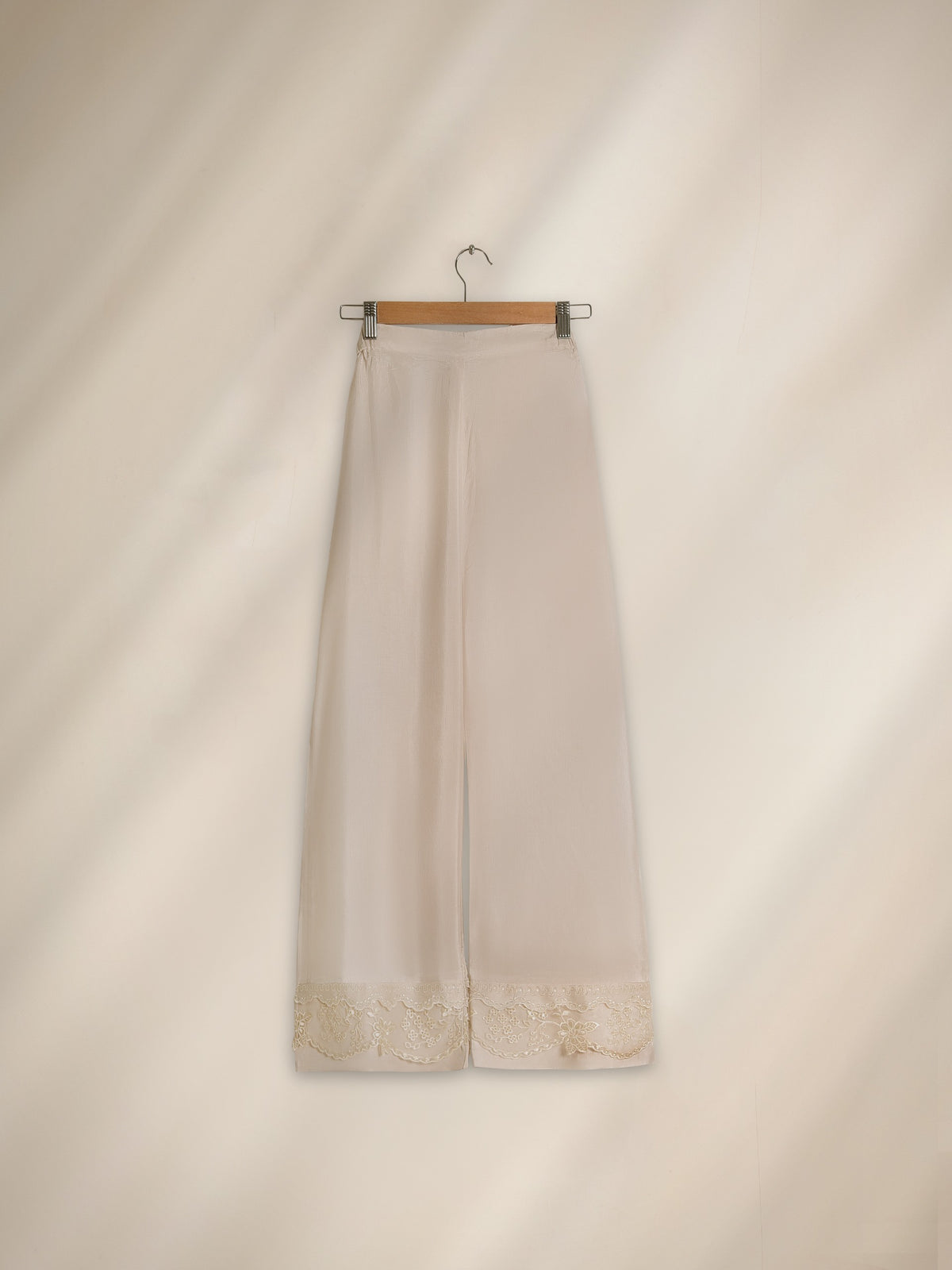 Korean Raw Silk Embroidered Pants PNT0370