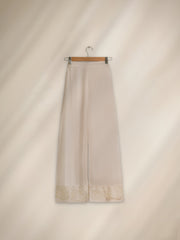 Korean Raw Silk Embroidered Pants PNT0370