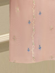 2 Piece - Pure Embroidered Cotton Net Suit S112135
