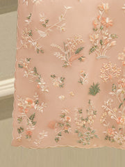 3 Piece - Pure Embroidered Organza Suit S112134
