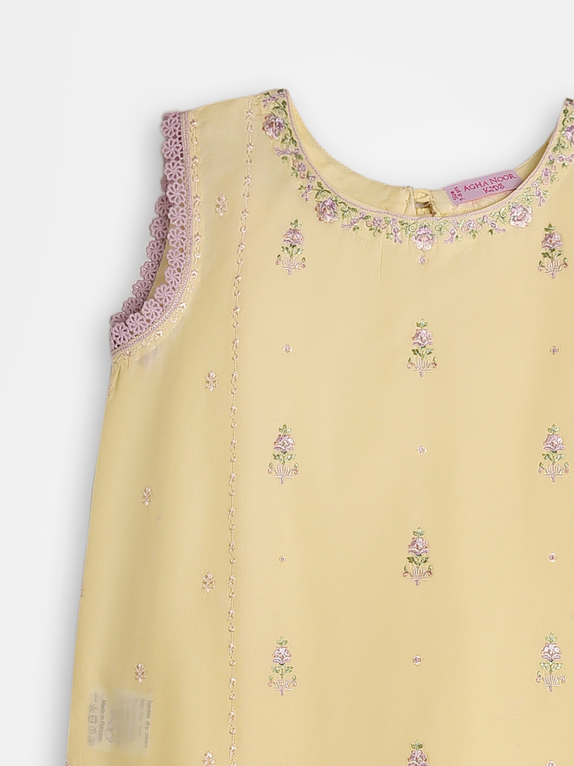 (Kids) - Embroidered Lawn Shirt - FKD-088 (Single Shirt) Secondary image