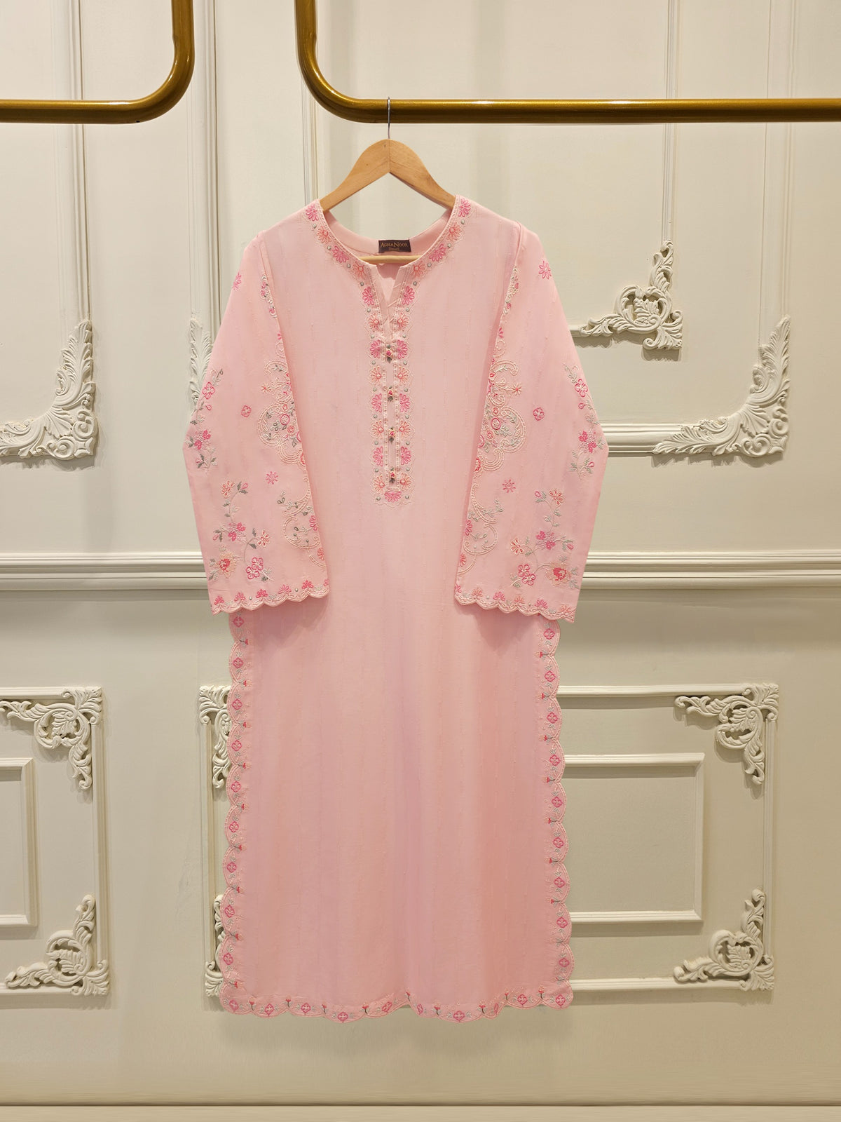 2 Piece - Embroidered Jacquard Suit S112203