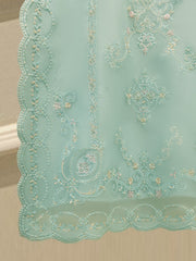 3 Piece - Pure Embroidered Organza Suit S112186