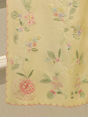 3 Piece- Pure Khaddi Silk Embroidered Suit S112240