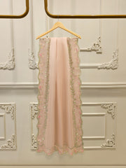 3 Piece- Pure Khadi Silk Embroidered Suit S112219