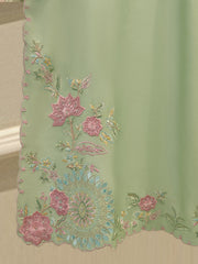 3 Piece- Pure Khadi Silk Embroidered Suit S112245