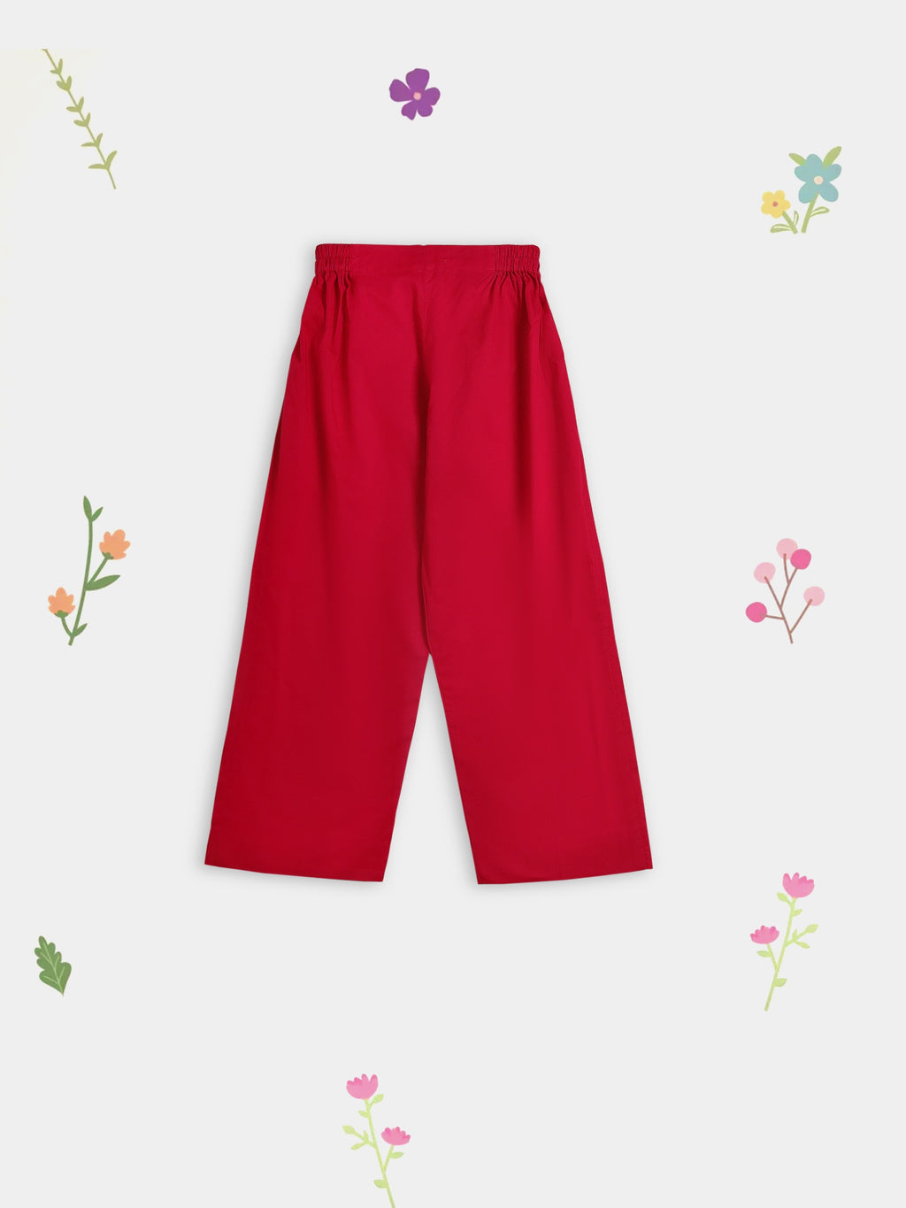 (Kids) 2 Piece - Embroidered Lawn Suit FKD-087