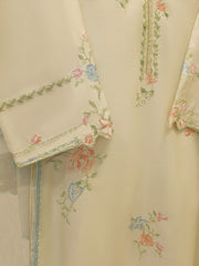 Pure Khadi Silk Embroidered Shirt S114870