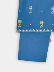 (Kids) 2 Piece - Embroidered Lawn Suit FKD-090