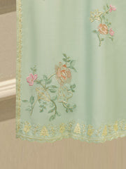 3 Piece- Pure Khaddi Silk Embroidered Suit S112281