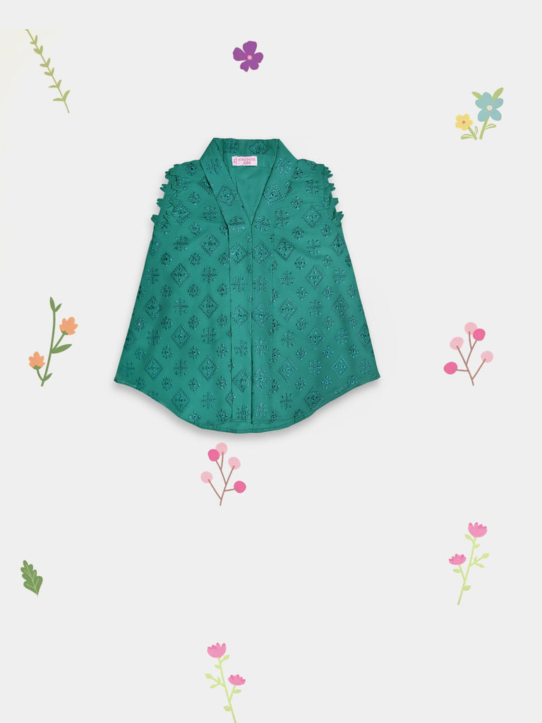 Agha Noor (Kids) Embroidered Lawn Suit FKD-084, view 1