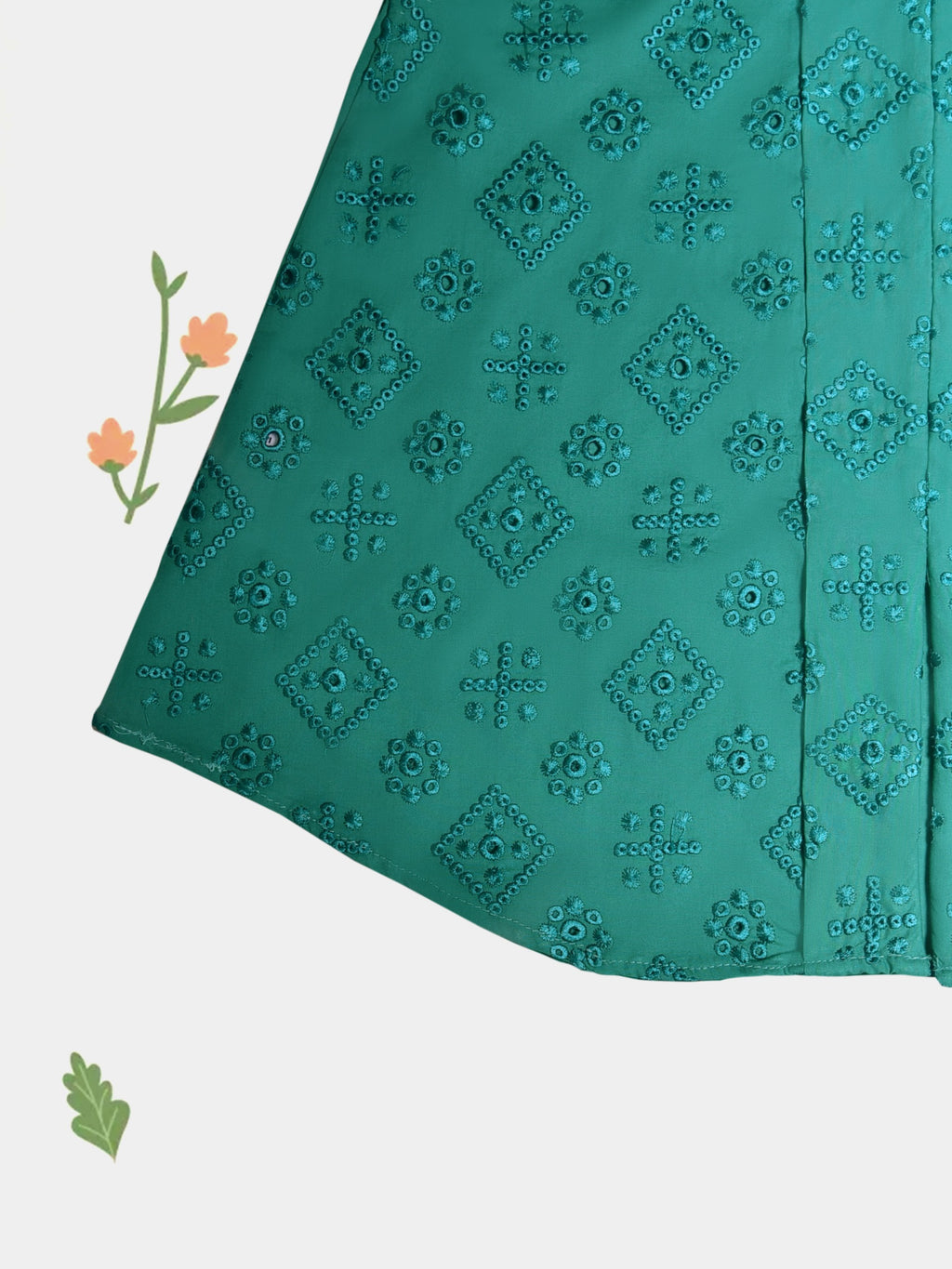 (Kids)  Embroidered Lawn Suit FKD-084