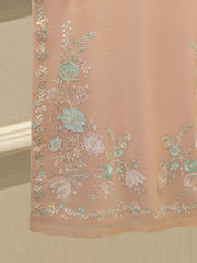 2 Piece - Pure Embroidered Cotton Net Suit S112313