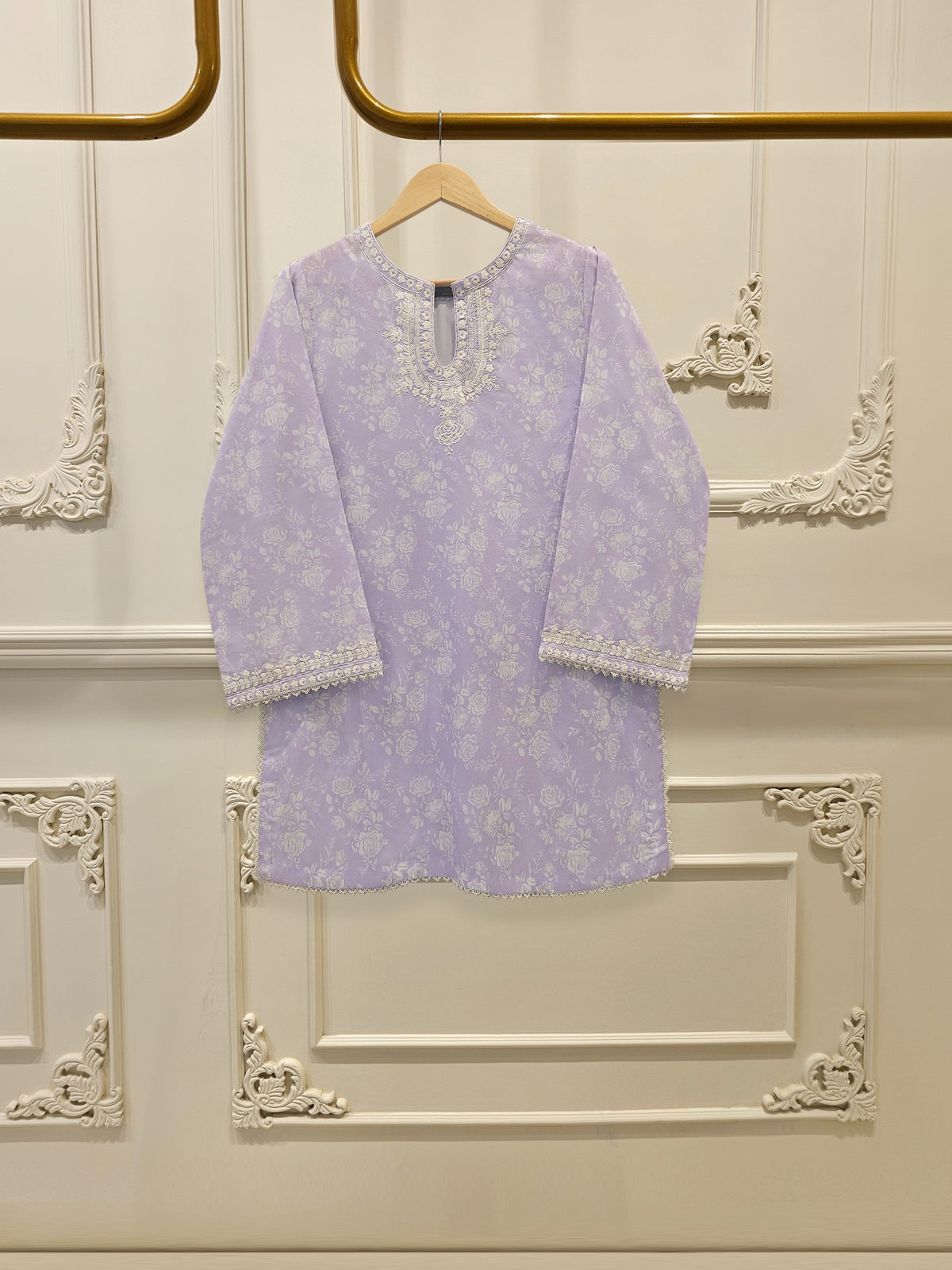 Digital Printed Embroidered Lawn Shirt S112358 Main image