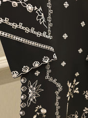 2 Piece- Pure Silk Net Embroidered Suit S112319