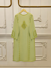 3 Piece - Pure Embroidered Cotton Net Suit S112333