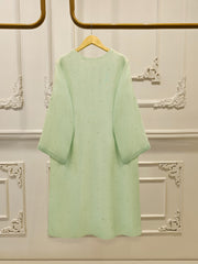 3 Piece - Pure Embroidered Cotton Net Suit S112236
