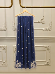 3 Piece - Pure Embroidered Cotton Net Suit S112354