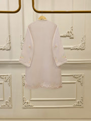 2 Piece - Pure Embroidered Cotton Net Suit S112356