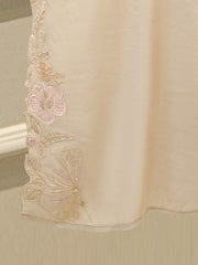 3 Piece- Pure Khaddi Silk Embroidered Suit S112385