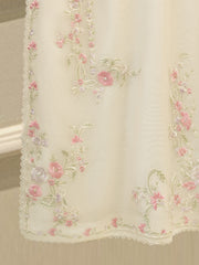 2 Piece - Pure Embroidered Cotton Net Suit S112386