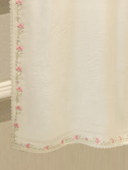 2 Piece - Pure Embroidered Cotton Net Suit S112386