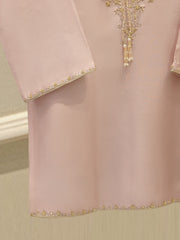 3 Piece-  Pure Embroidered Sheesha Silk Suit S112392