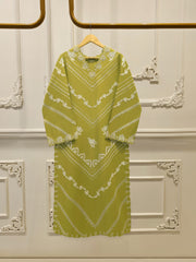 2 Piece - Embroidered Cambric Suit S112398