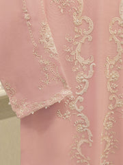 2 Piece - Pure Embroidered Cotton Net Suit S112405