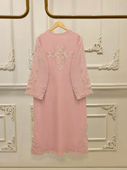2 Piece - Pure Embroidered Cotton Net Suit S112405