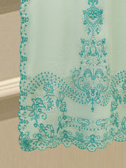 2 Piece - Pure Embroidered Cotton Net Suit S112393