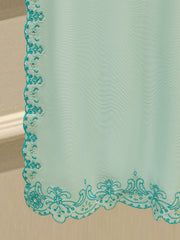 2 Piece - Pure Embroidered Cotton Net Suit S112393