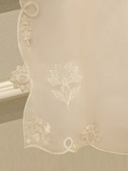 3 Piece - Pure Organza Embroidered Suit S112400
