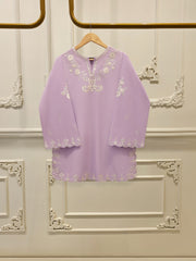 2 Piece - Embroidered Cambric Suit S112455